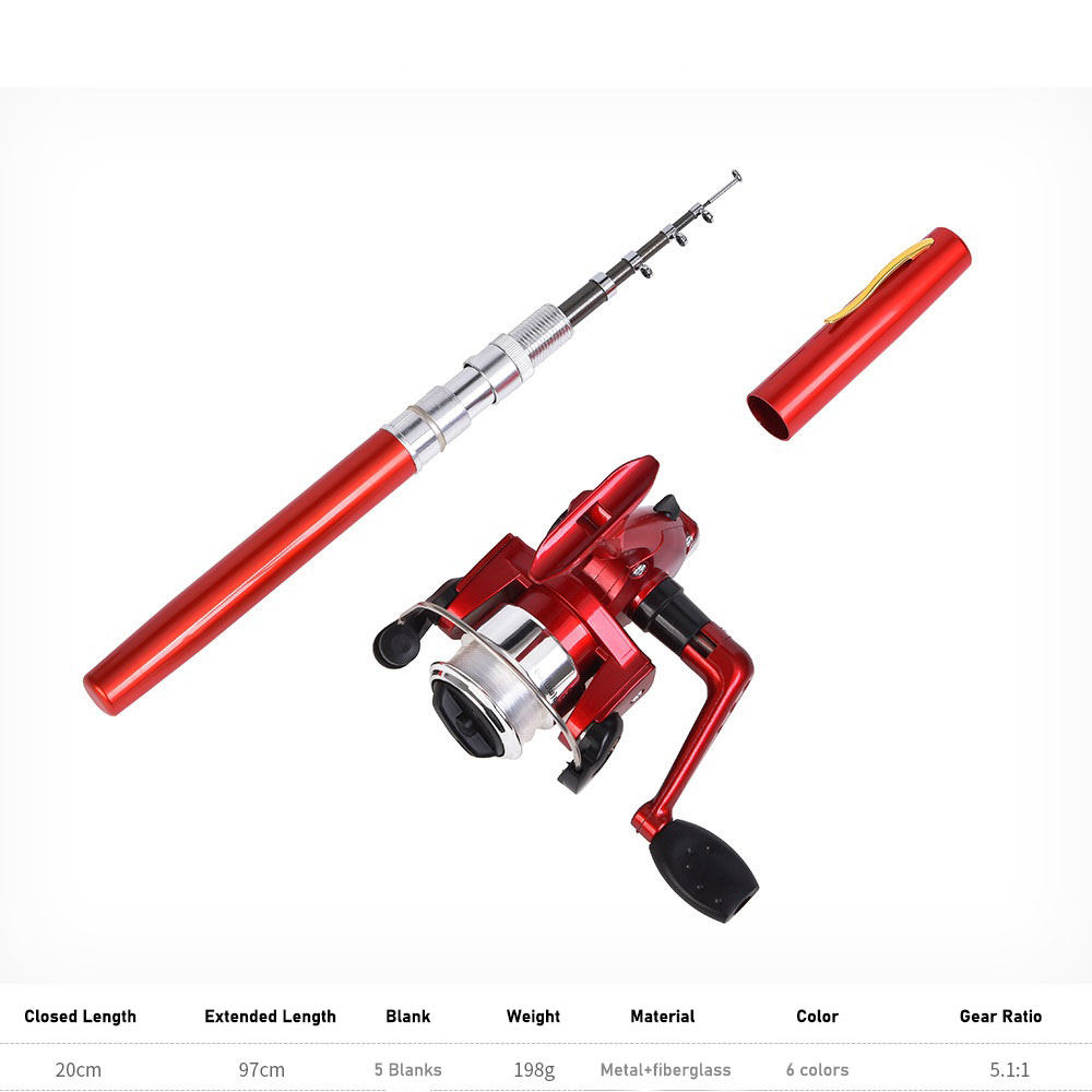 Mini Pen Shape Fishing Rod wit - огляд і ціна Penn Reel Fierce