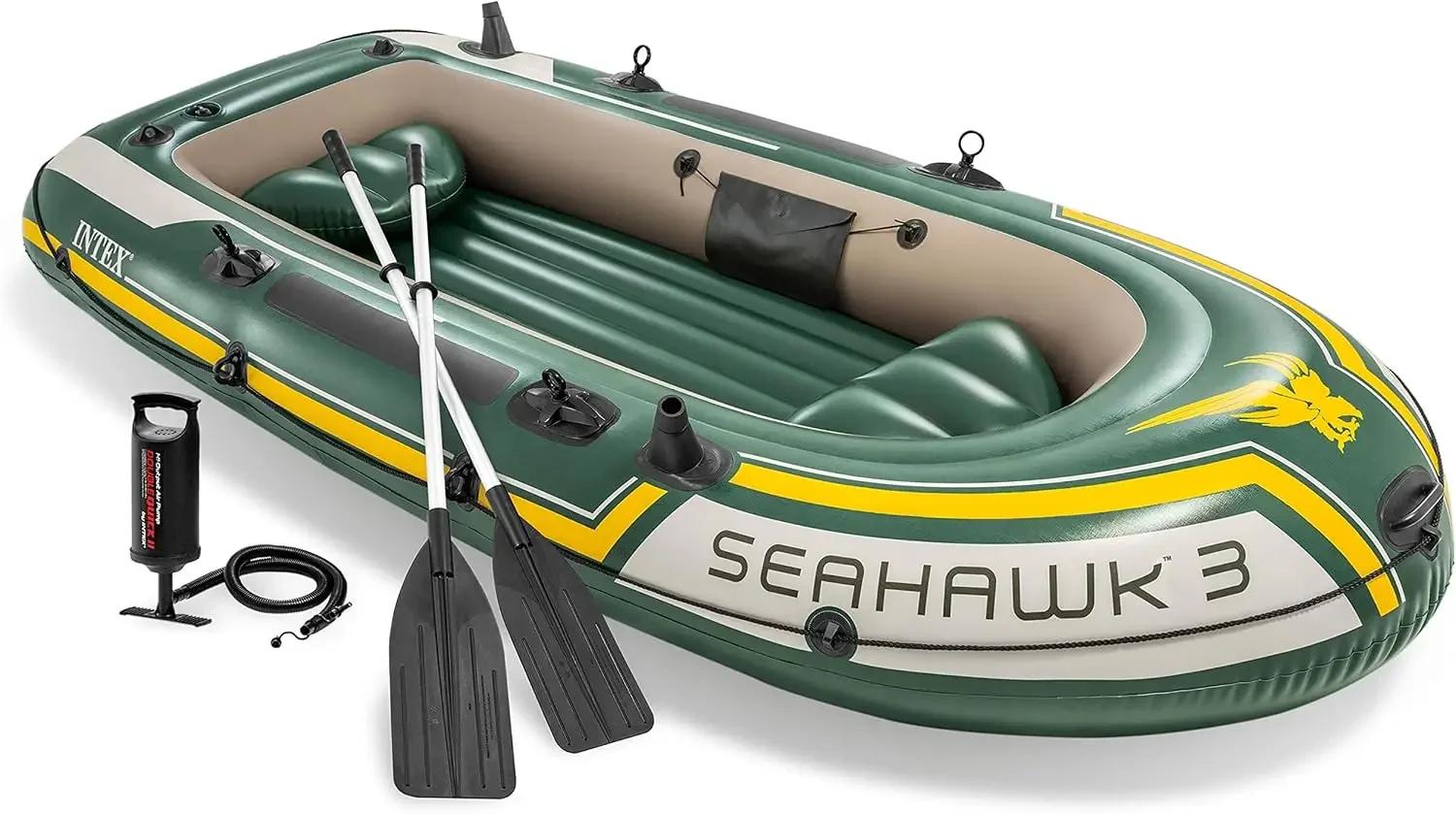 INTEX 66332EP Seahawk 2 Inflat - огляд і ціна Fishing Boat Aluminum
