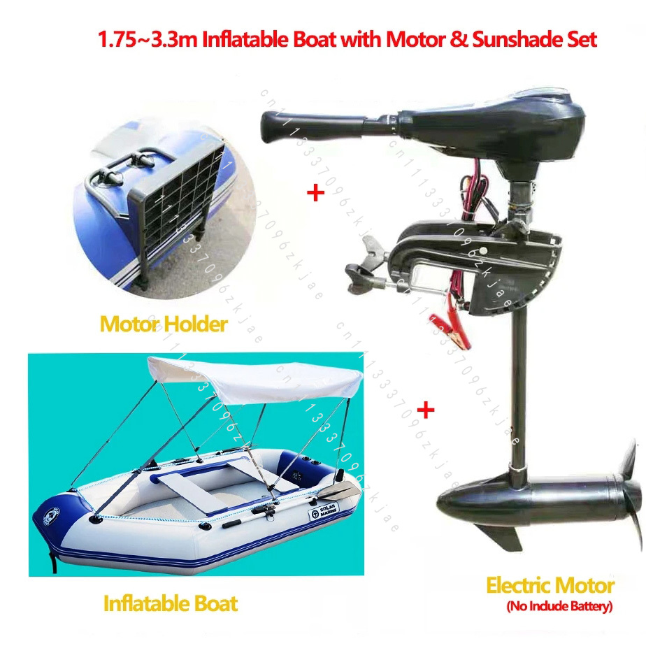 1.75~3.3m Inflatable Boat with - огляд і ціна Fishing Boat Inflatable