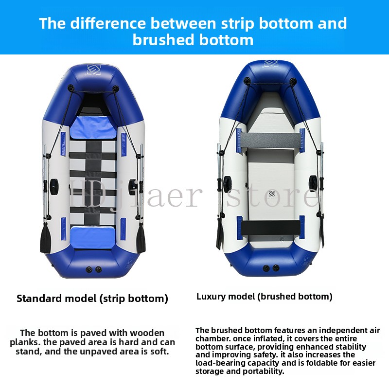 Inflatable Boat with Hard Bott - огляд і ціна Fishing Boat Inflatable